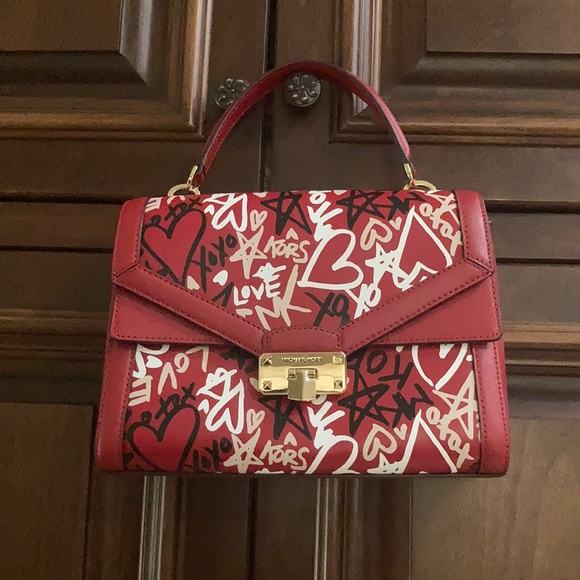 Michael Kors Handbags - Michael Kors Kinsley graffiti medium satchel